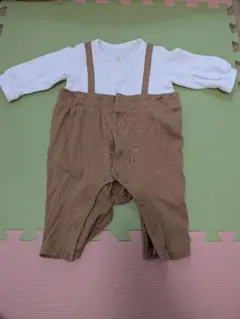 GU ベージュロンパース サイズ70　美品