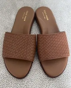 コールハーン COLE HAAN メッシュ　フラットサンダル　レザー