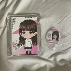 櫻坂46 大沼晶保 2ndtour 縁日1等u0026卵型缶バッチ 2点セット