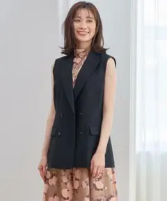 ANAYI 2WAYフラノジレ ベスト