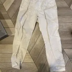 メンズ　パンツ　ズボン　白　衣服　Lサイズ 服