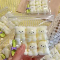 くまちゃん スクイーズ ホワイト 6匹