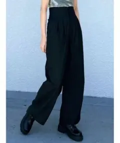 EMODA スーパーハイウエストヴィンテージパンツ　グレー　Sサイズ