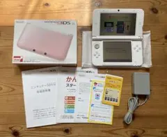【動作確認済】ニンテンドー3DSLL ピンク×ホワイト 　箱付き