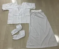 ガーゼ肌着・すそよけ・白足袋セット