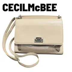 CECIL Mc BEE ショルダーバック クリアポケット付き
