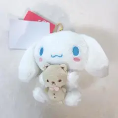 サンリオ　シナモロール　マスコット　くま　ぬいぐるみ