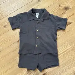 H&M エイチアンドエム シャツ セットアップ 半袖 ショートパンツ