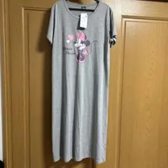 ディズニー ミニーちゃん ロングTシャツワンピース