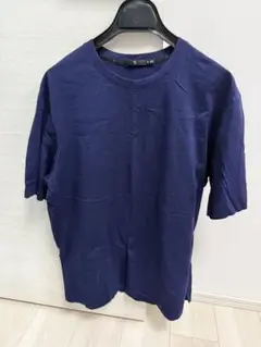 UNIQLO ユニクロ　+J ネイビー Mサイズ クルーネックTシャツ