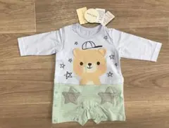 kid's zooキッズズー くまさん長袖ロンパース 70cm おまけ有