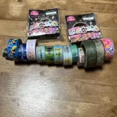 キャラクター柄マスキングテープ15個セット