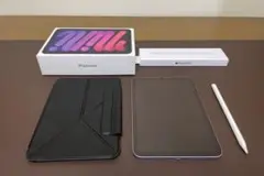 Apple iPad mini + カバー + Apple Pencil pro