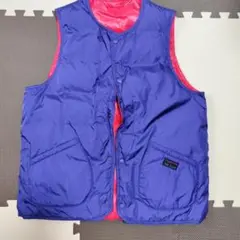 【新品Мサイズ】NANGA CAL O LINEリバーシブルダウンベスト CAL O LINE」✕「NANGA」BLACK HOLE DOWN VEST キャルオーライン