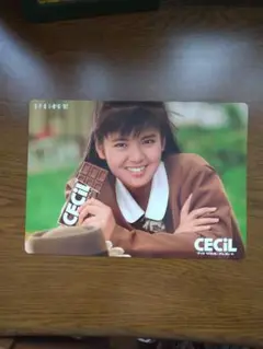 南野陽子 グリコCECIL B5サイズ 下じき