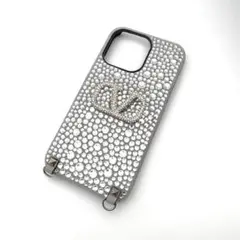 ✨希少✨VALENTINO iPhone16 13Pro ケース ラインストーン