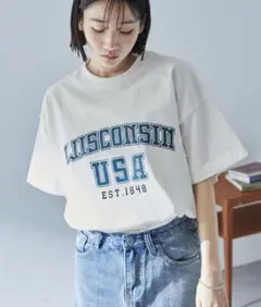 モノマート　オーバーサイズ　Tシャツ　ヴィンテージ加工