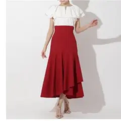 And Couture アンドクチュール　切替マーメイドスカート