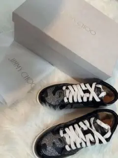 【新品未使用】キラキラJIMMY CHOO スニーカー 35