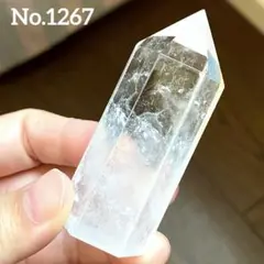【No.1267】水晶　六角柱　ポイント　天然石　パワーストーン