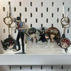 銀魂　沖田総悟　土方十四郎　アクスタ　トッシー　キーホルダー　缶バッジ