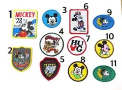 ★ディズニー　ワッペン3or 5チョイス　ミッキー　ミニー