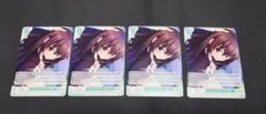 ヴァイスシュヴァルツロゼ　PRカード　ベストパワースポット　黒木 4枚セット