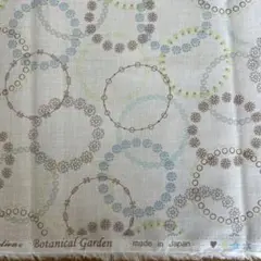 綿ローン 小花サークル模様 生地 110×250