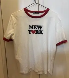 ZARA NEW YORKプリント Tシャツ