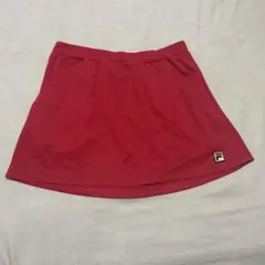 FILA レッド スカート Mサイズ