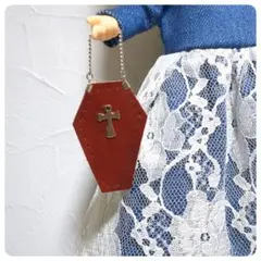 ハンドメイド　ミニチュアバッグ　リカちゃん　アイシードール　小物アイテム