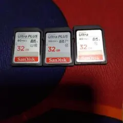 SanDisk 32GB SDカード 3点セット