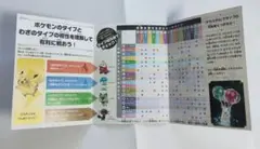 ［即日発送］ タイプ相性表 のみ ポケットモンスター ピカチュウ イーブイ