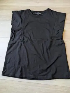 ブラック ノースリーブ Tシャツ