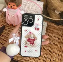 【新品未使用】iPhone15proケース デコかわ系Happy Pupp