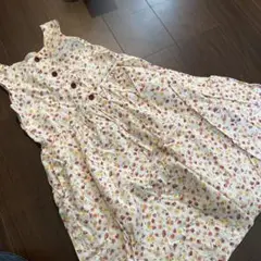 petit fontaine 花柄ノースリーブワンピース 140
