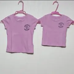 Disney お揃い　ミッキーマウスTシャツ　2枚セット