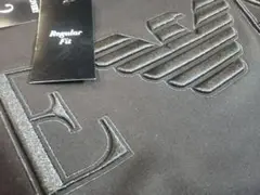 EMPORIO ARMANI　黒ヴィスコースオーバーサイズプルオーー