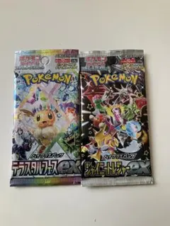 ポケモンカード　テラスタルフェスex シャイニートレジャーex 未開封2パック
