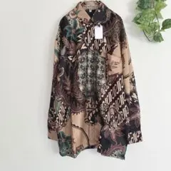 アール・ロフマ メンズ　新品タグ付　バティックシャツ XL