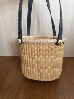 ナンタケットバスケット 6インチオペラ レザーハンドル