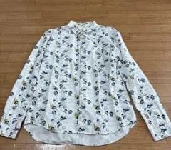 graniph コミックプリント 長袖シャツ L