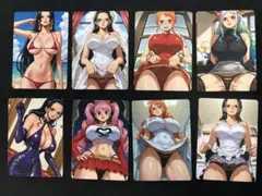 モザイク無し　ウラシクカード　８枚セット　セクシー美女カード　ワンピースキャラ