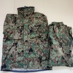 LL 雨具 雨衣 セパレーツ レインコート 雨合羽 陸上自衛隊 迷彩服に LL 雨具 雨衣 セパレーツ レインコート 雨合羽 陸上自衛隊 迷彩服に