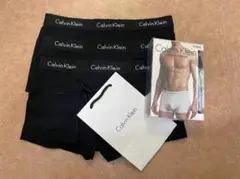 新品 Calvin Klein ボクサー 黒 S 3枚セット