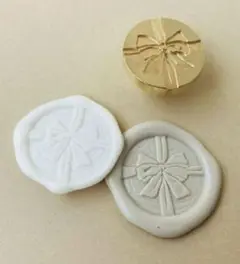 リボン(M) シーリングスタンプ ヘッド 25ｍｍ