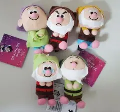 白雪姫&you 7人のこびと　ぬいぐるみ　マスコット　ナムコ限定