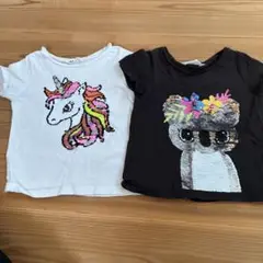 H&MユニコーンとコアラのTシャツ2枚セット