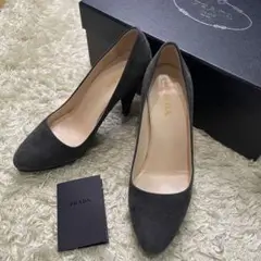 PRADA ヒール レディース シューズ パンプス 稀少 ゴートレザー