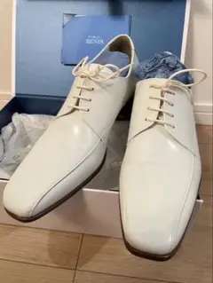 BENIR ウェディング　ホワイト メンズシューズ